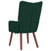 Fauteuil Donkergroen 63 x 67 x 94 cm Fluweel