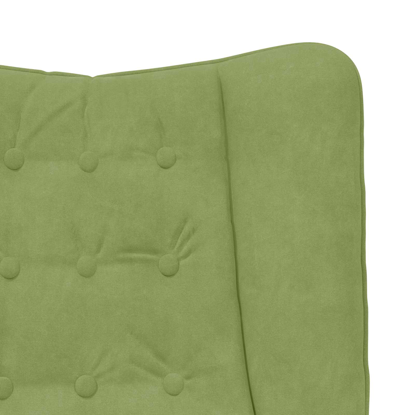 Fauteuil Lichtgroen 63 x 67 x 94 cm Fluweel