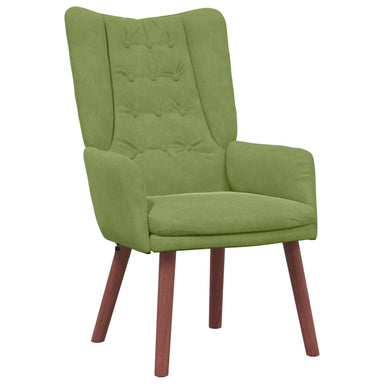 Fauteuil Lichtgroen 63 x 67 x 94 cm Fluweel