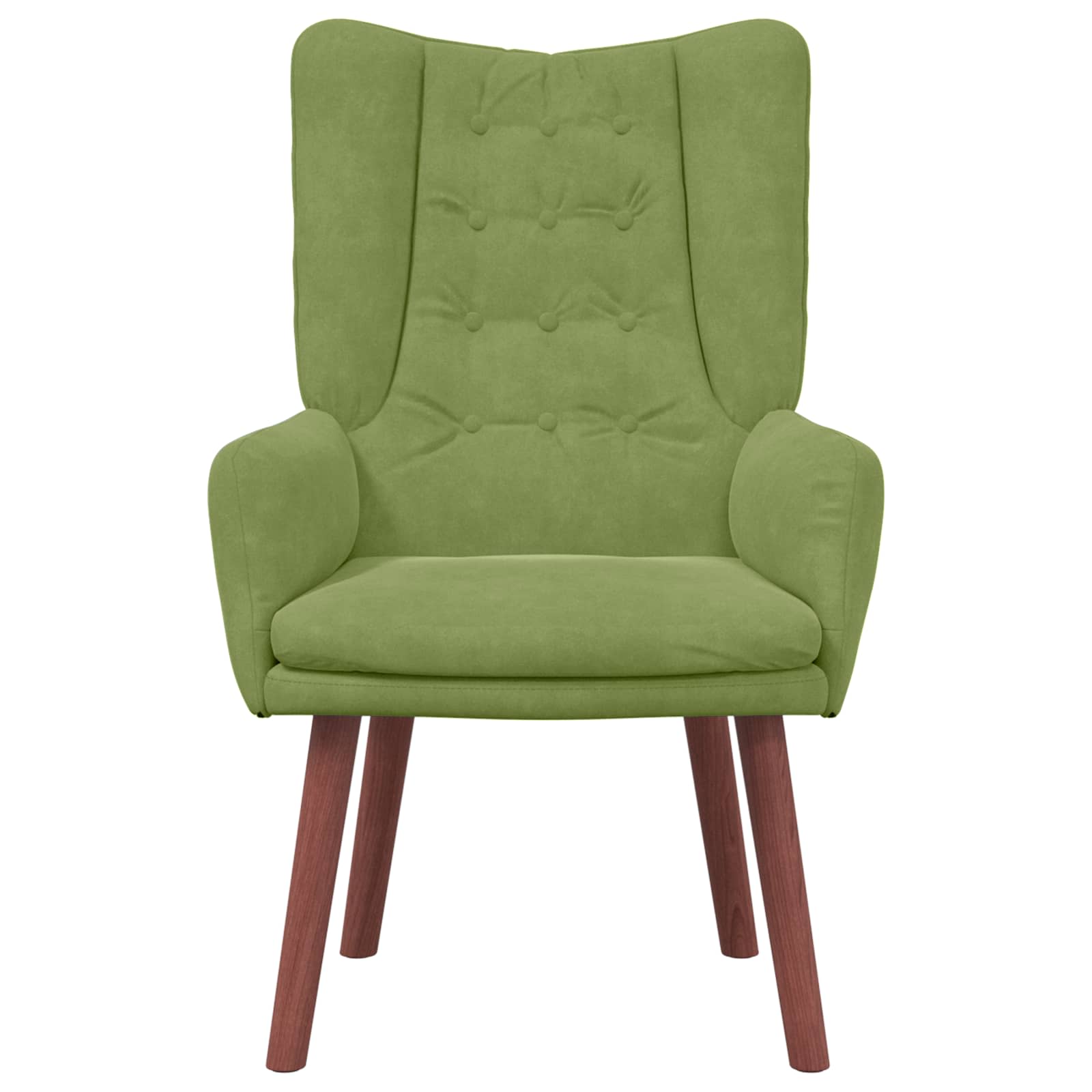 Fauteuil Lichtgroen 63 x 67 x 94 cm Fluweel