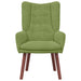 Fauteuil Lichtgroen 63 x 67 x 94 cm Fluweel