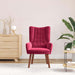 Fauteuil Wijnrood 63 x 67 x 94 cm Fluweel