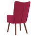 Fauteuil Wijnrood 63 x 67 x 94 cm Fluweel