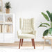 Fauteuil Crème 63 x 67 x 94 cm Fluweel