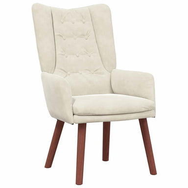 Fauteuil Crème 63 x 67 x 94 cm Fluweel