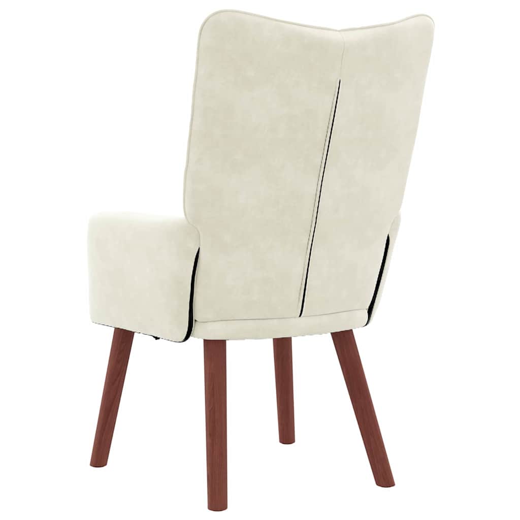 Fauteuil Crème 63 x 67 x 94 cm Fluweel