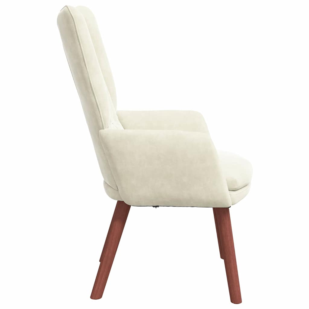 Fauteuil Crème 63 x 67 x 94 cm Fluweel