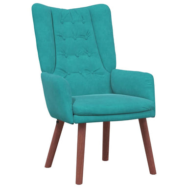 Fauteuil Turquoise 63 x 67 x 94 cm Fluweel