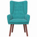 Fauteuil Turquoise 63 x 67 x 94 cm Fluweel
