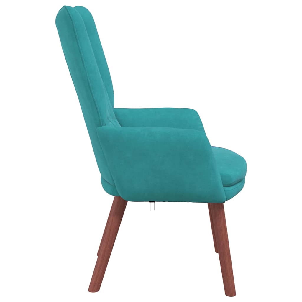 Fauteuil Turquoise 63 x 67 x 94 cm Fluweel