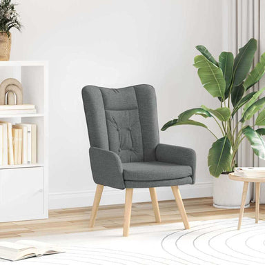 Fauteuil Donkergrijs 63 x 67 x 94 cm Stof en multiplex