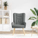 Fauteuil Donkergrijs 63 x 67 x 94 cm Stof en multiplex