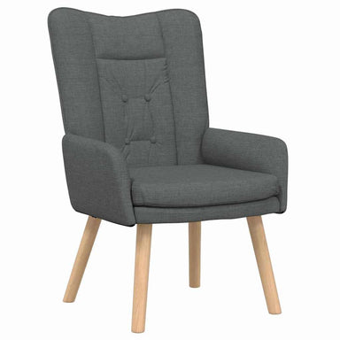 Fauteuil Donkergrijs 63 x 67 x 94 cm Stof en multiplex
