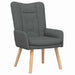 Fauteuil Donkergrijs 63 x 67 x 94 cm Stof en multiplex