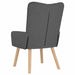 Fauteuil Donkergrijs 63 x 67 x 94 cm Stof en multiplex