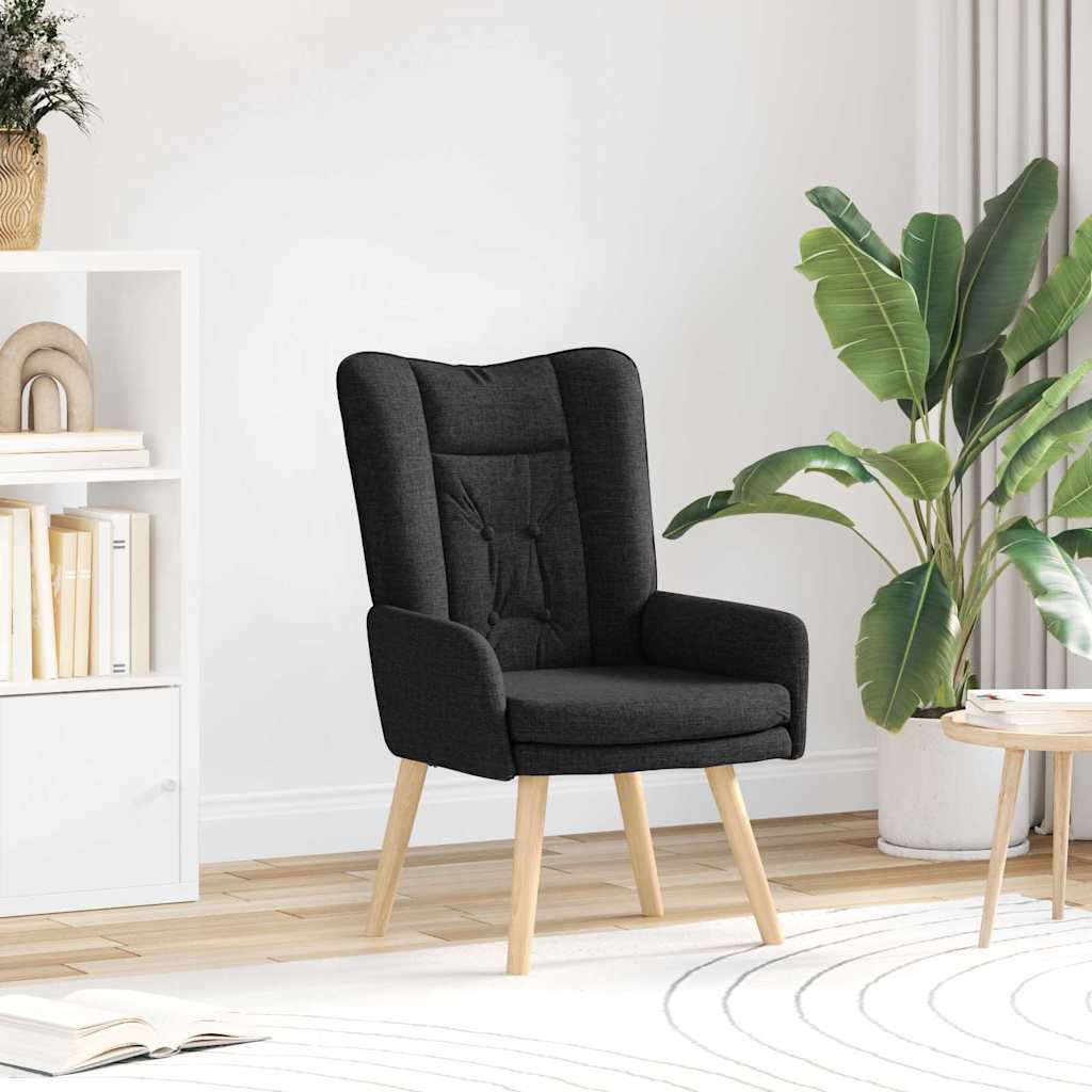 Fauteuil Zwart 63 x 67 x 94 cm Stof en multiplex