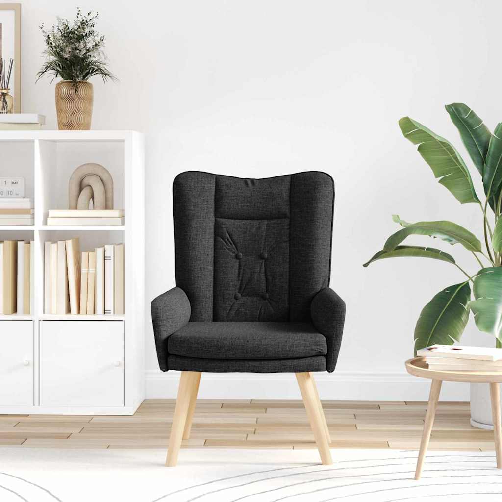 Fauteuil Zwart 63 x 67 x 94 cm Stof en multiplex