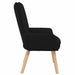 Fauteuil Zwart 63 x 67 x 94 cm Stof en multiplex