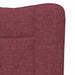 Fauteuil Wijnrood 63 x 67 x 94 cm Stof en multiplex