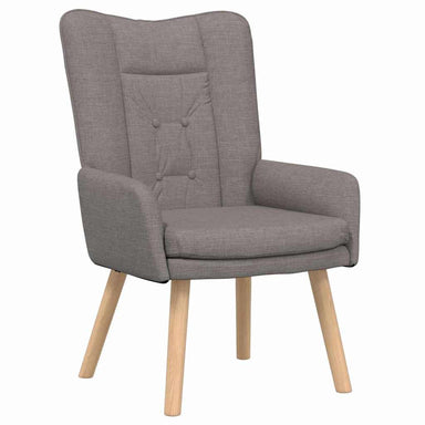 Fauteuil Taupe 63 x 67 x 94 cm Stof en multiplex