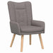 Fauteuil Taupe 63 x 67 x 94 cm Stof en multiplex