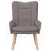 Fauteuil Taupe 63 x 67 x 94 cm Stof en multiplex