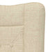 Fauteuil Crème 63 x 67 x 94 cm Stof en multiplex