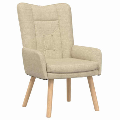 Fauteuil Crème 63 x 67 x 94 cm Stof en multiplex