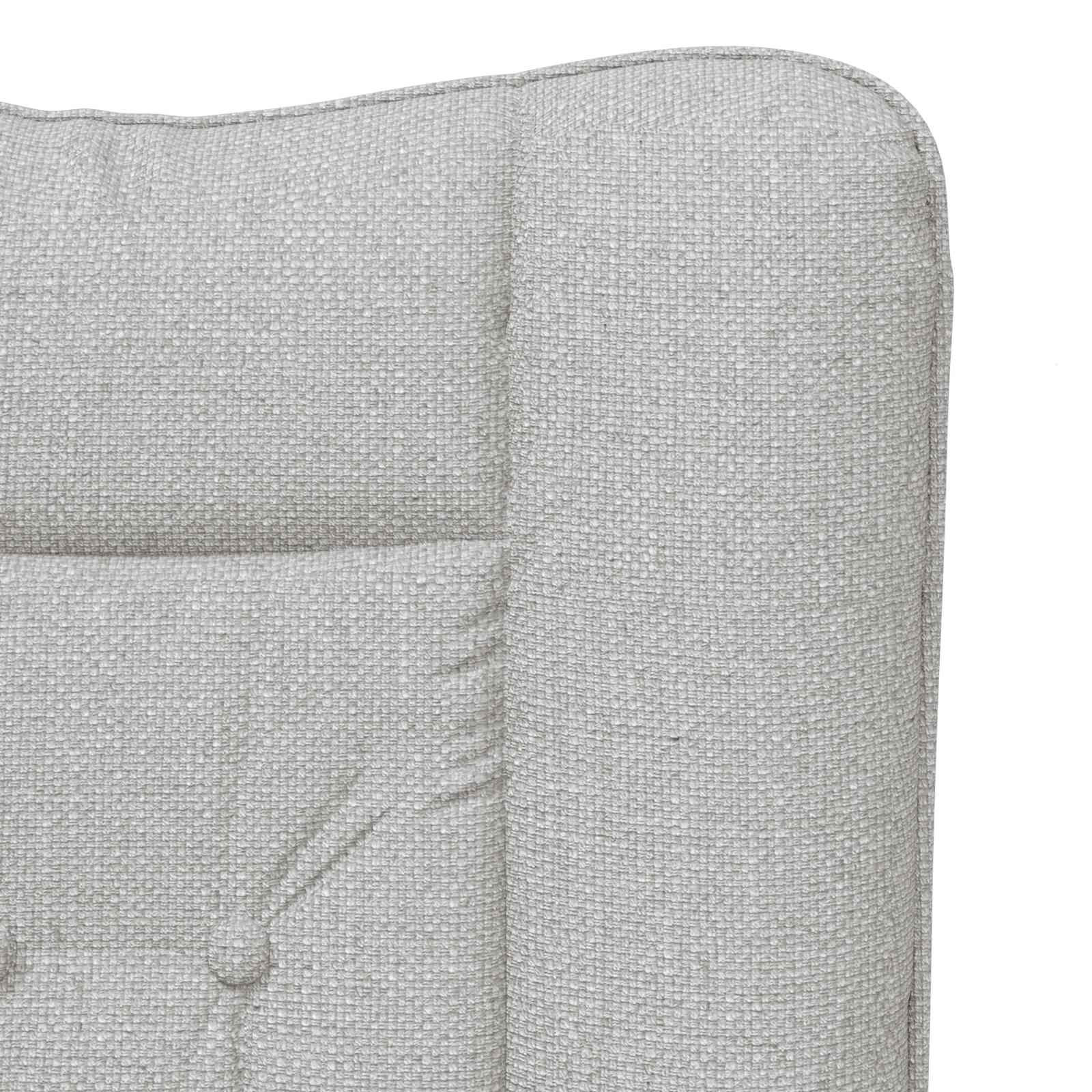 Fauteuil Wolkengrijs Stof en multiplex