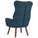 Fauteuil Blauw 69 x 74 x 93 cm Fluweel