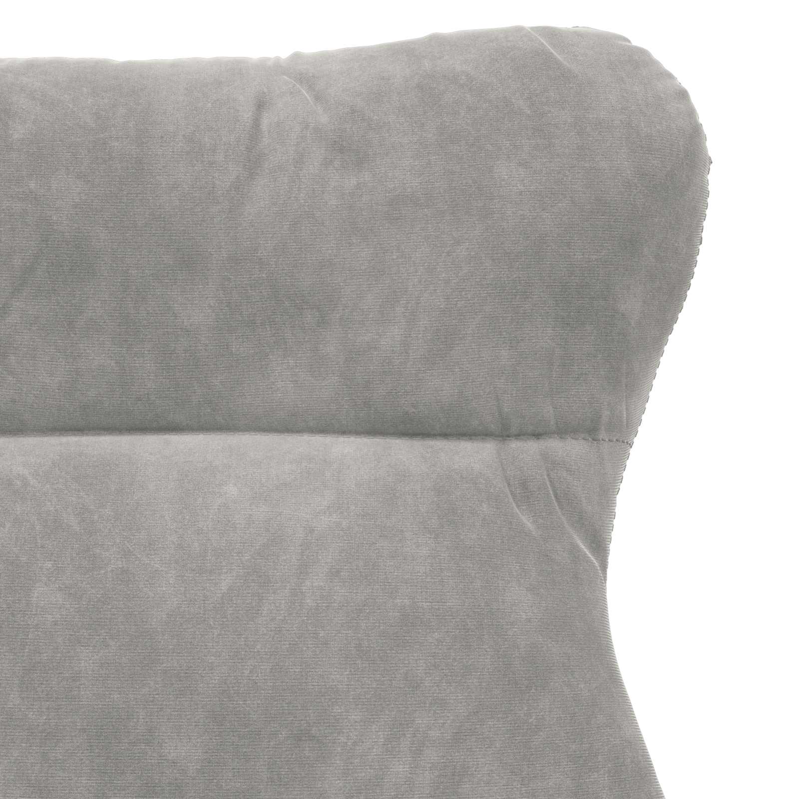 Fauteuil Lichtgrijs 69 x 74 x 93 cm Fluweel