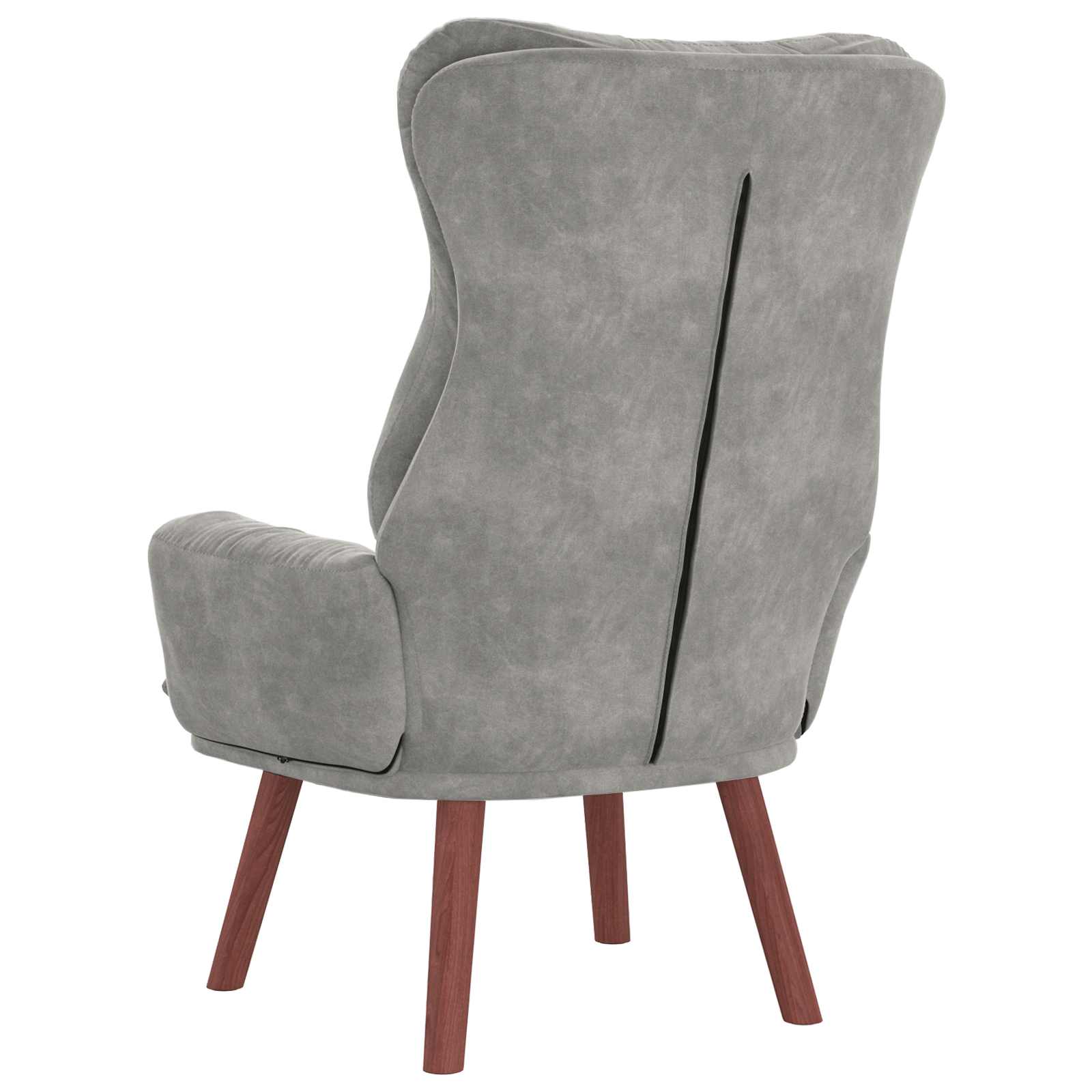 Fauteuil Lichtgrijs 69 x 74 x 93 cm Fluweel