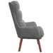 Fauteuil Donkergrijs 69 x 74 x 93 cm Fluweel
