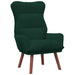 Fauteuil Donkergroen 69 x 74 x 93 cm Fluweel