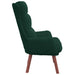 Fauteuil Donkergroen 69 x 74 x 93 cm Fluweel