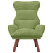 Fauteuil Lichtgroen 69 x 74 x 93 cm Fluweel