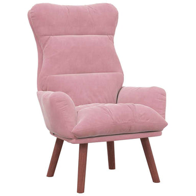 Fauteuil Roze 69 x 74 x 93 cm Fluweel