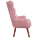 Fauteuil Roze 69 x 74 x 93 cm Fluweel