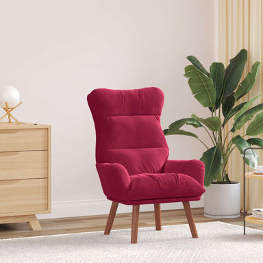 Fauteuil Wijnrood 69 x 74 x 93 cm Fluweel