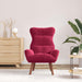 Fauteuil Wijnrood 69 x 74 x 93 cm Fluweel