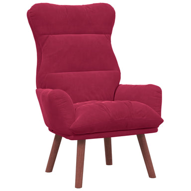 Fauteuil Wijnrood 69 x 74 x 93 cm Fluweel