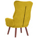 Fauteuil Geel 69 x 74 x 93 cm Fluweel