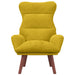 Fauteuil Geel 69 x 74 x 93 cm Fluweel