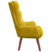 Fauteuil Geel 69 x 74 x 93 cm Fluweel