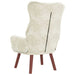 Fauteuil Crème 69 x 74 x 93 cm Fluweel
