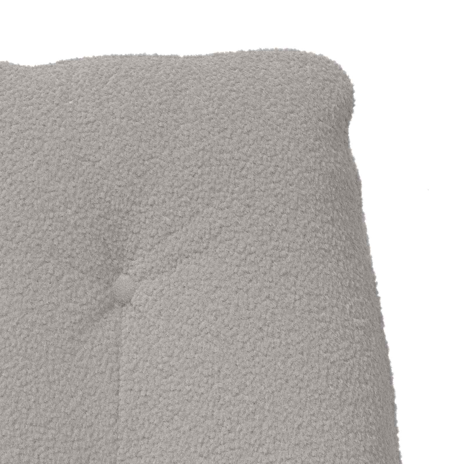 Fauteuil Lichtgrijs 69 x 74 x 93 cm Sherpa Stof