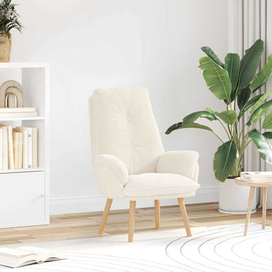 Fauteuil Crème 69 x 74 x 93 cm Sherpa Stof
