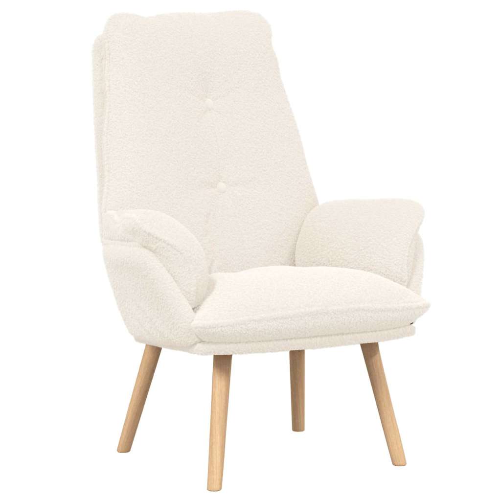 Fauteuil Crème 69 x 74 x 93 cm Sherpa Stof