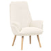 Fauteuil Crème 69 x 74 x 93 cm Sherpa Stof