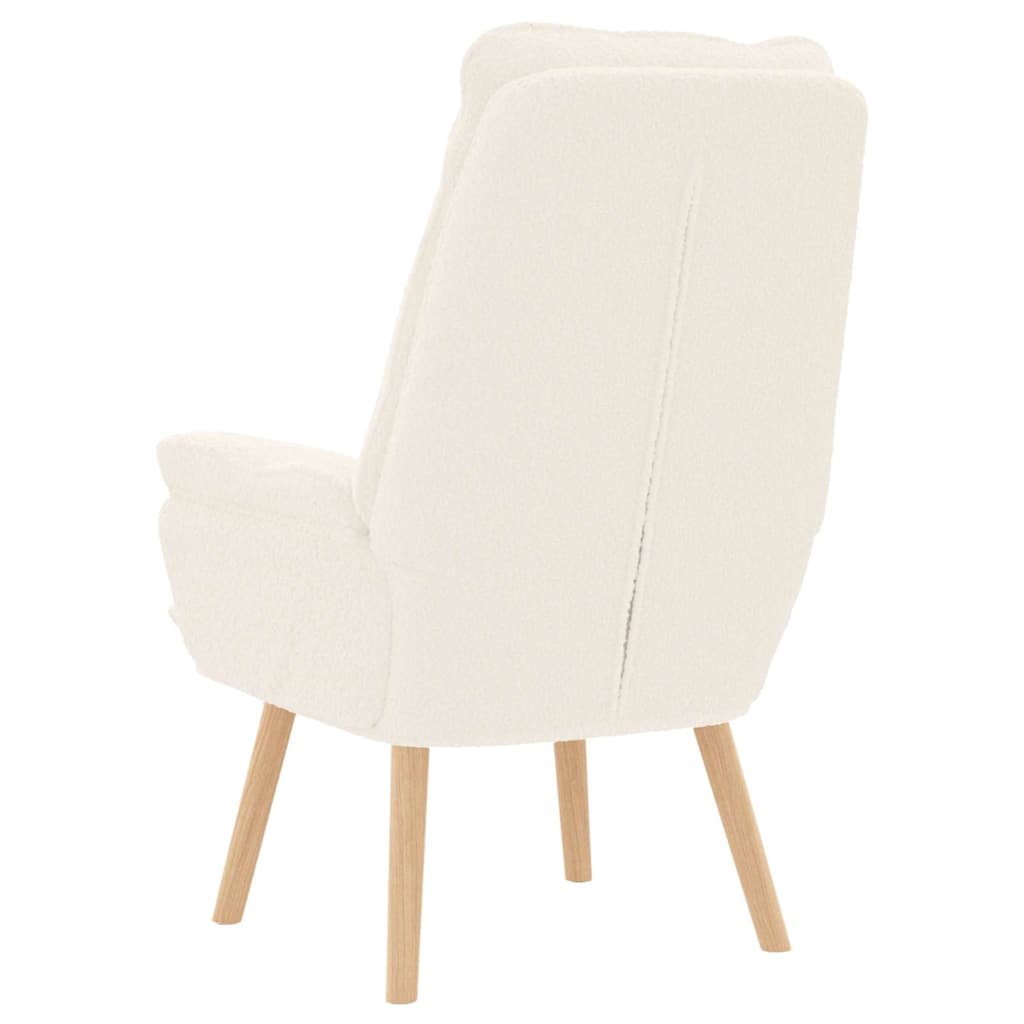 Fauteuil Crème 69 x 74 x 93 cm Sherpa Stof